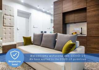 Апарт-отели Aparthotel Rakowicka Residence Краков Улучшенный номер люкс-студио-1